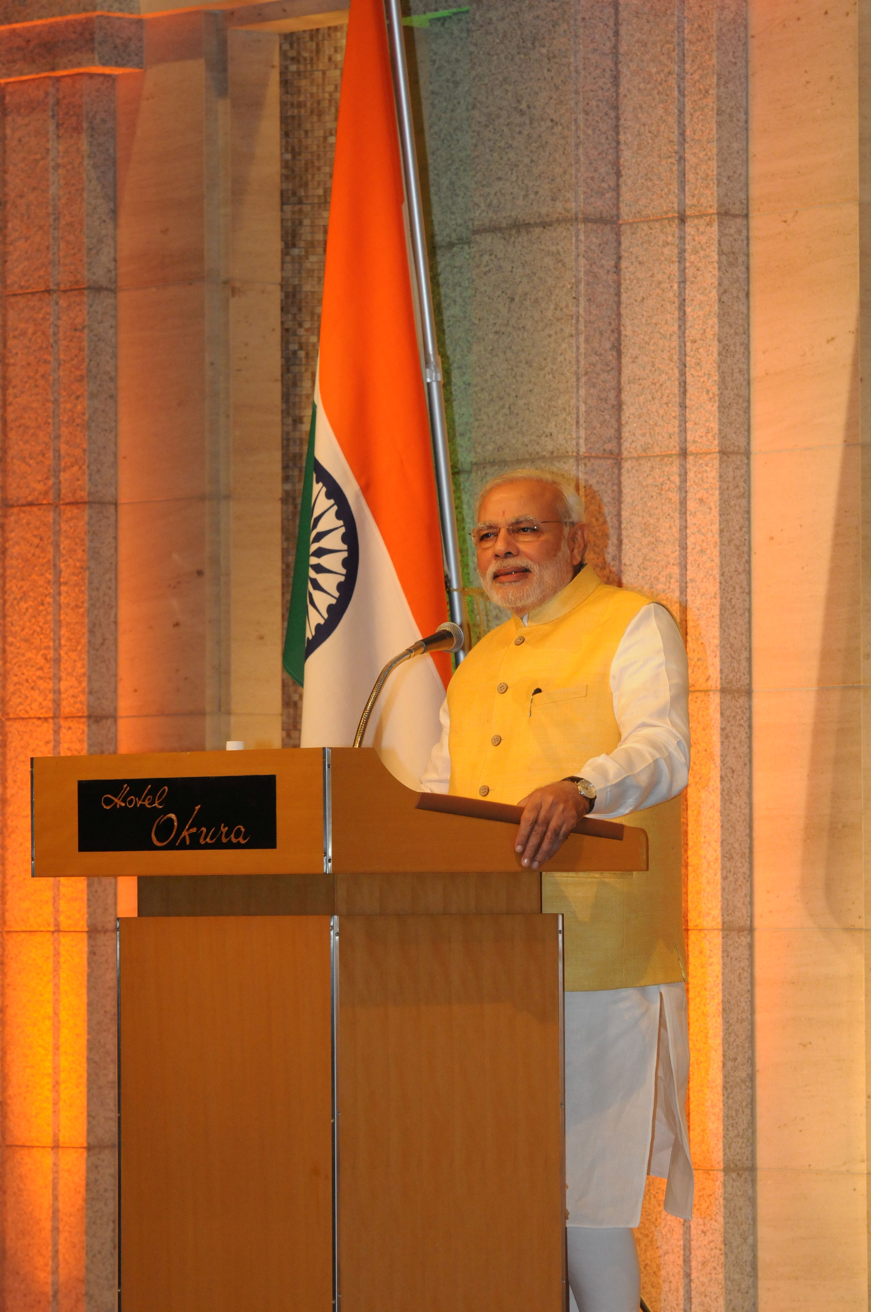 PM addressing Indian community at Japan